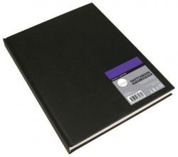 SKISSBOK DALER ROWNEY SIMPLY SVART A4